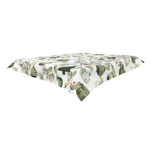 Tischdecke jingle balls 130x130