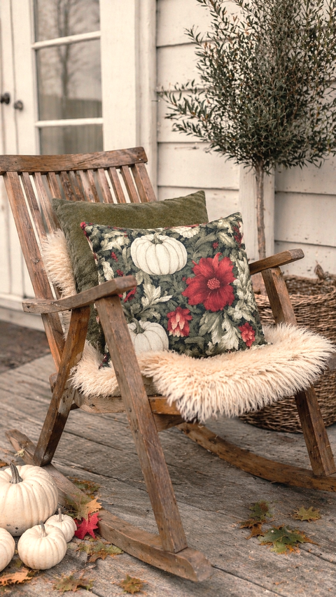 Tischdecke Pumpkin bloom 130x130
