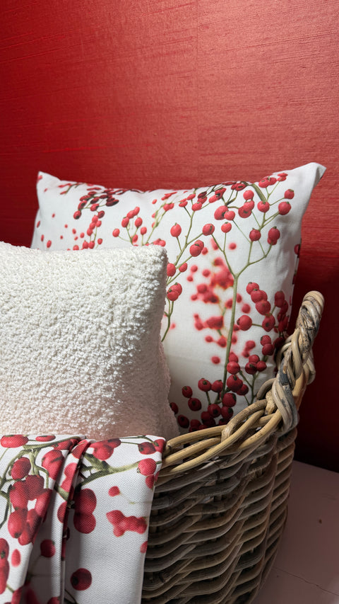 Kissenhuelle rosehip 40x40