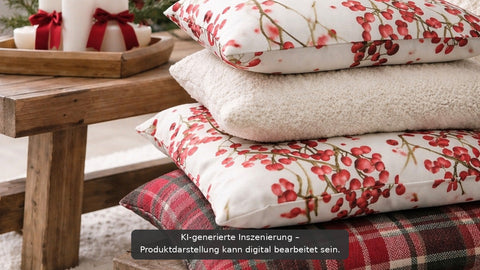Kissenhuelle rosehip  50x50